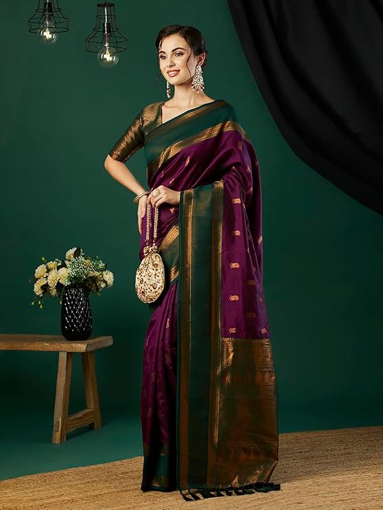 Tara Banarasi Sarees with Border