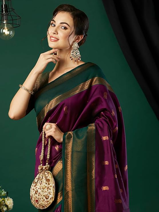 Tara Banarasi Sarees with Border