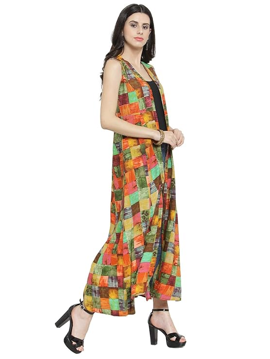 Multicolour Printed Shrug