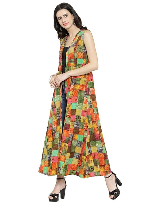 Multicolour Printed Shrug