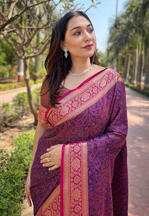 Kanjivaram Pure Handloom Soft Silk Saree